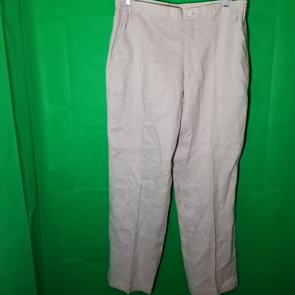 New Gen Linen Mens Pants Size 36X34 Resortwear Vacation Lightweight Island